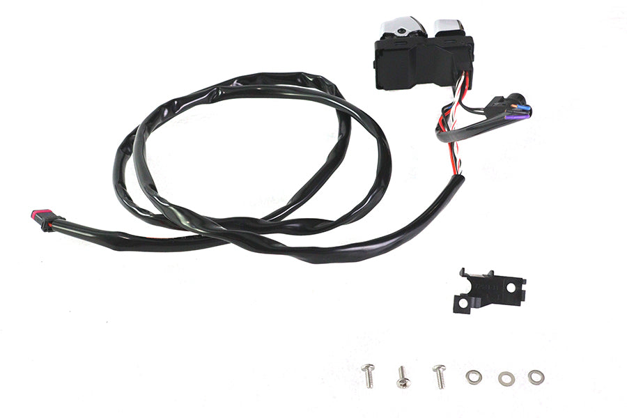 HARLEY Lenkersteuermodul links Chrom Passend für 2012-2020 FLST, ohne Tempomat 2012-20