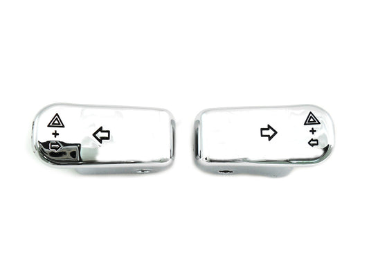 HARLEY Chrom Blinker Verlängerungskappe Passend für 1996-2013 XL, 1996-2013 FL, 1996-2011 FXD, 1996-2