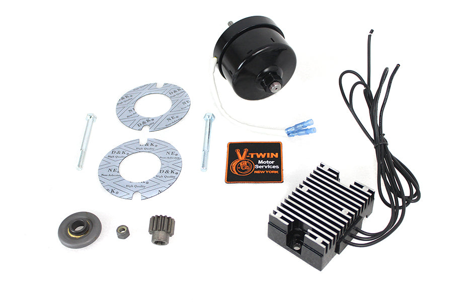 HARLEY Schwarzes 12 Volt Lichtmaschinen Umrüstkit Passend für 1971-1983 XL,