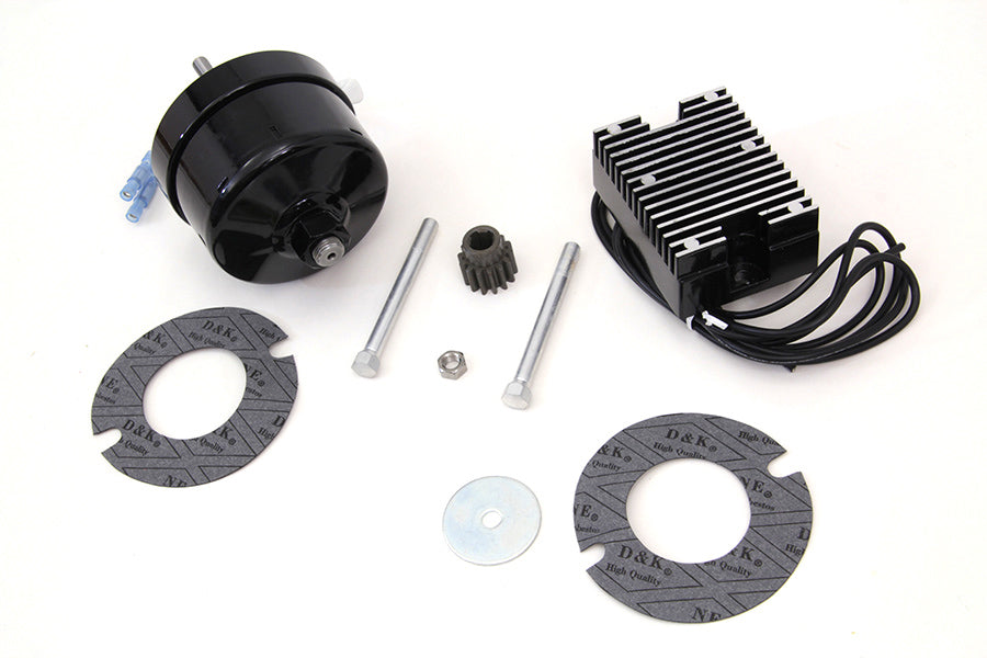 HARLEY Schwarz 12 Volt Lichtmaschine Generator Umrüstsatz Passend für 1958-1970 XL,