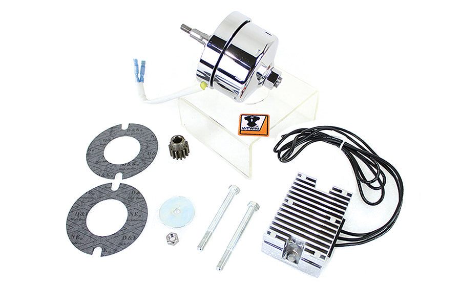 HARLEY Chrom 12 Volt Lichtmaschinen-Umbausatz passend für 1971-1983 XL,