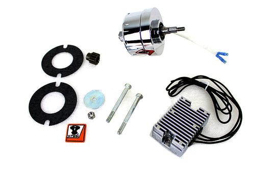 HARLEY Chrom 12 Volt Lichtmaschinen-Umbausatz passend für 1971-1983 XL,