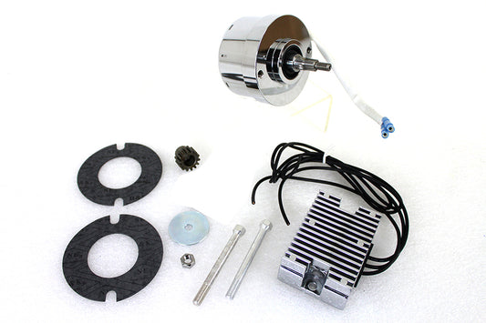 HARLEY Chrom 12 Volt Lichtmaschinen-Umrüstsatz passend für 1958-1970 XL,