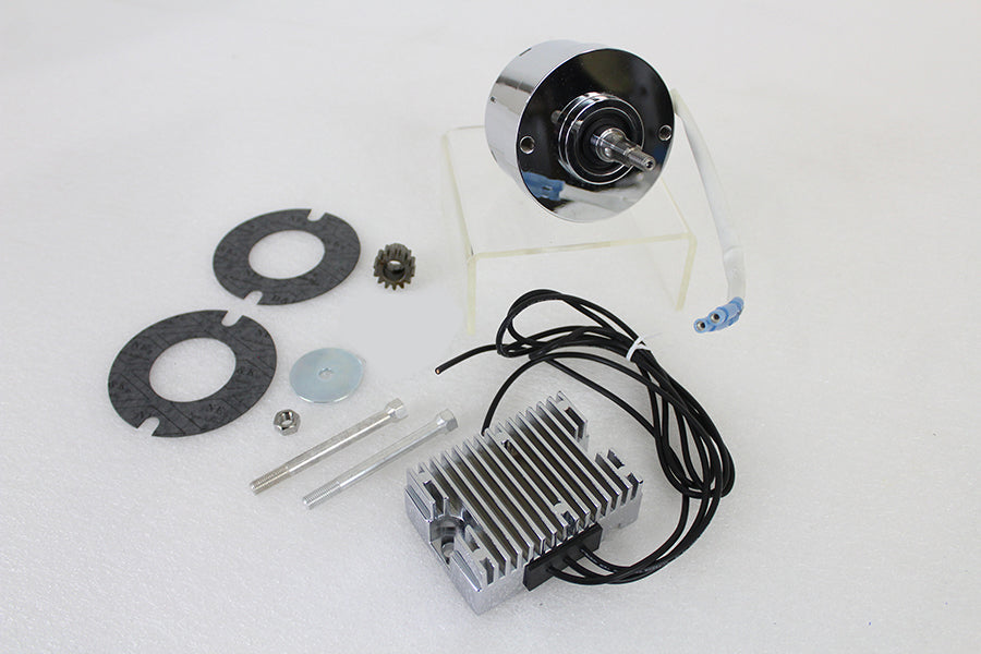 HARLEY Chrom 12 Volt Lichtmaschinen-Umrüstsatz passend für 1958-1970 XL,