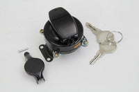 HARLEY Fat Bob Zündschloss mit 5 Anschlüssen glänzend schwarz passend für 1968-1972 FL,