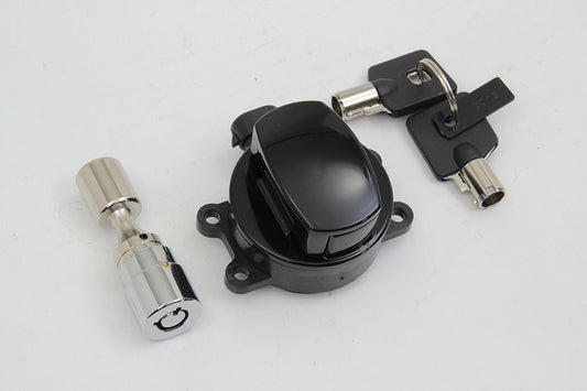 HARLEY Zündschalter Glanzschwarz Passend für 2011-UP FXST, 2011-UP FLST,