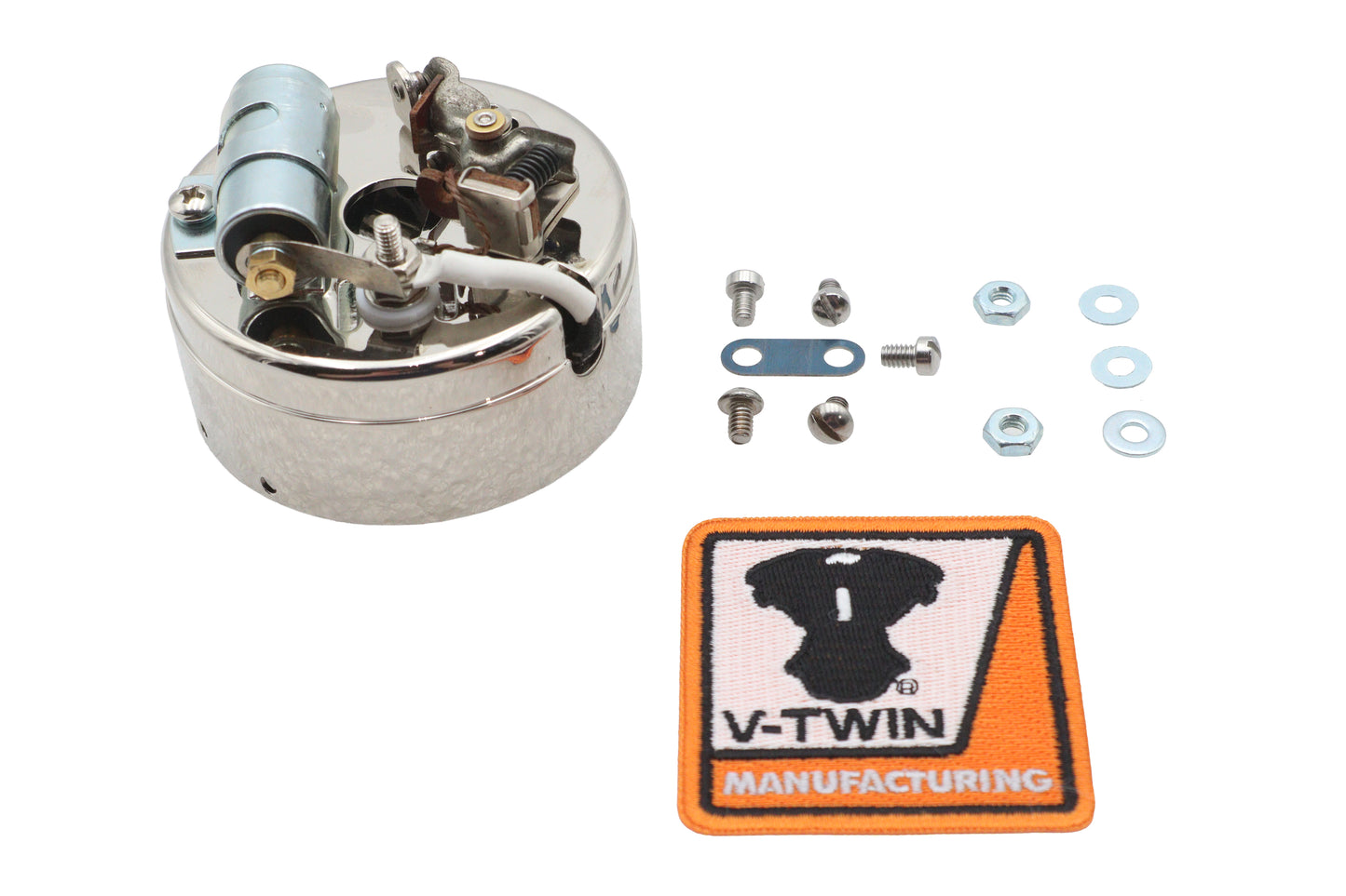 HARLEY 1936 EL Verteileroberteil vernickelt Passend für 1936-1936 EL,