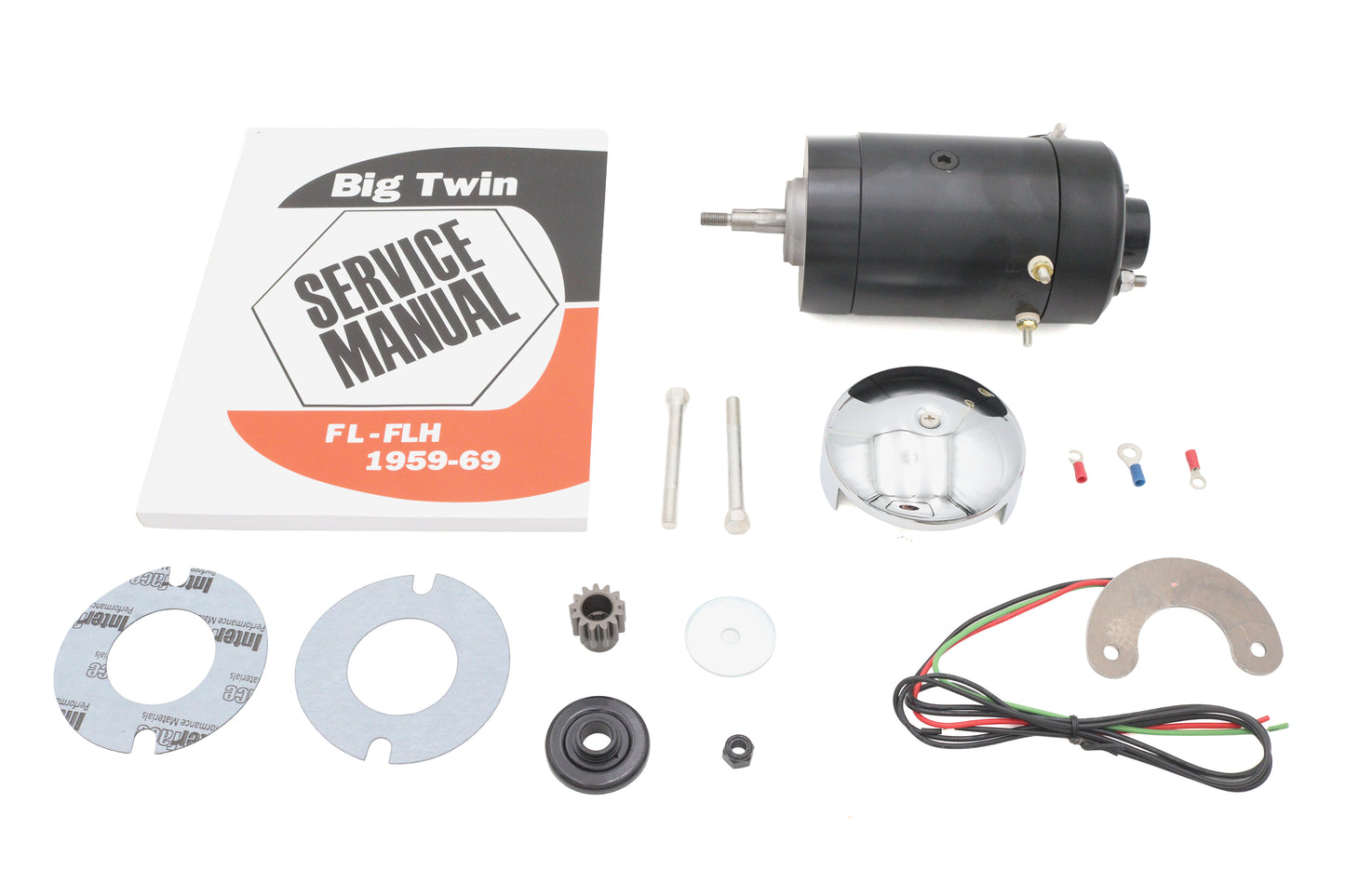 HARLEY 12 Volt Big Twin Generatorkit Passend für 1941-1969 FL,