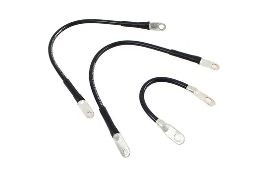 HARLEY 3-teiliger Starterkabel-Satz passend für 1965-1984 FLH,
