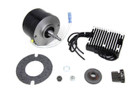 HARLEY Black 12 Volt Lichtmaschinen-Umrüstsatz passend für 1930-1936 VL, 1937-1948 U, 1937-19