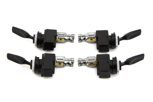 HARLEY Black Bat Handle Toggle Switch Set Fits 0-  Custom, application