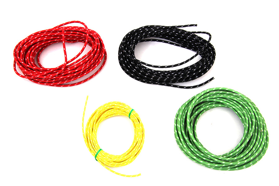 HARLEY Stoffummanteltes Kabel-Kit passend für 0- Alle Modelle