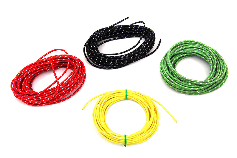 HARLEY Stoffummanteltes Kabel-Kit passend für 0- Alle Modelle