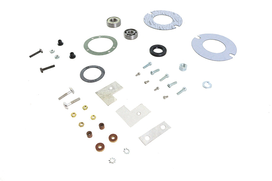 HARLEY 3-Bürsten Generator Hardware Kit Passend für 1936-1940 EL, 1941-1957 FL, 1930-1934 VL, 1937-1948