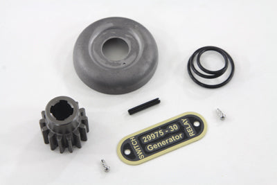 HARLEY 3-Bürsten-Generatorrad und Tagsatz Passend für 1936-1940 EL,   1941-1957 FL,   1930-1934 VL,   1937-