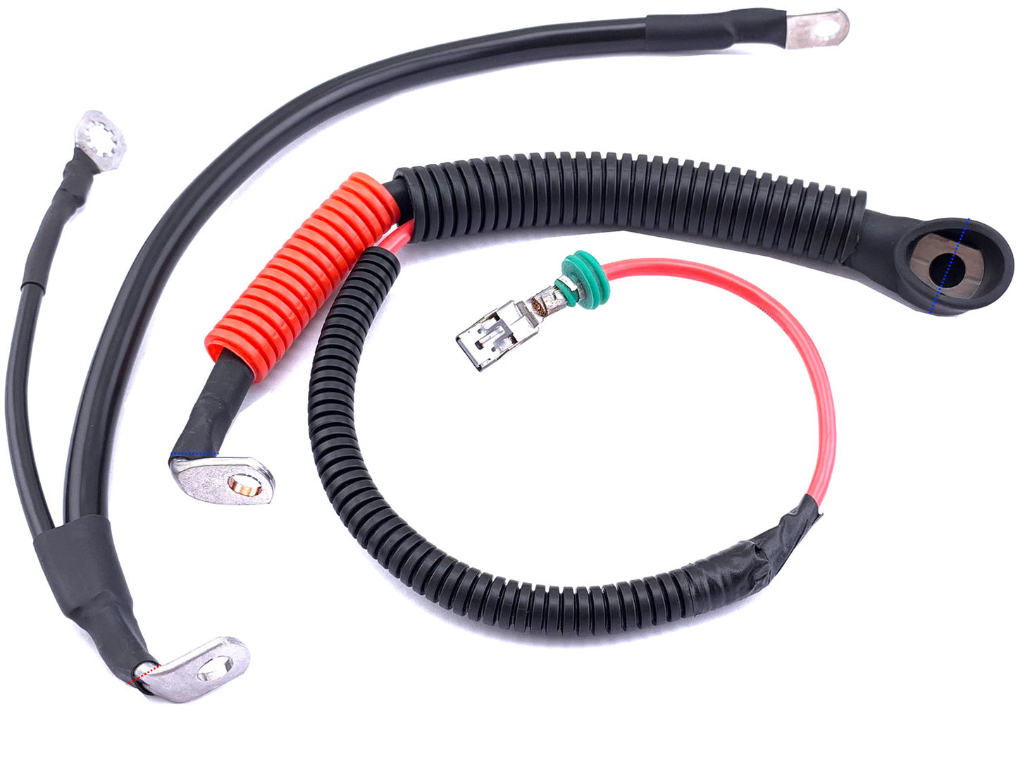 HARLEY Batteriekabelsatz Schwarz Passend für 2009-2013 FLHR, 2009-2013 FLHTCU, 2009-2013 FLHTC, 2009-20