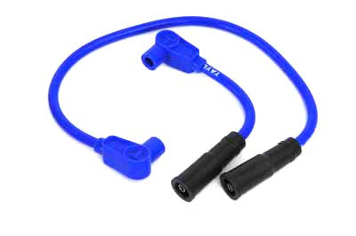 HARLEY Sumax Zündkerzenkabelset Blau Passend für 2000-UP FXST, 2000-UP FLST, 2000-2017 FXD,
