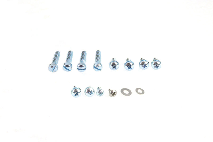 HARLEY Magnetzündung Kontakte und obere Schraube Kit Passt 1936-1952 EL, 1941-1969 FL,