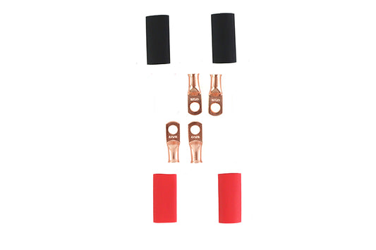 HARLEY #4 Copper Wire Lug Set fits 0-  Custom, application
