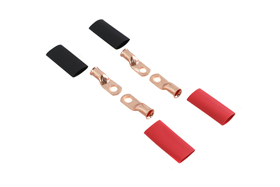 HARLEY #4 Copper Wire Lug Set fits 0-  Custom, application