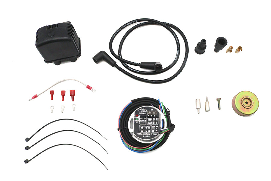 HARLEY Komplettes Ultima Programmierbares Zündkit Passend für 1971-2003 XL, 1984-1999 FXST, 1986-1999 FL