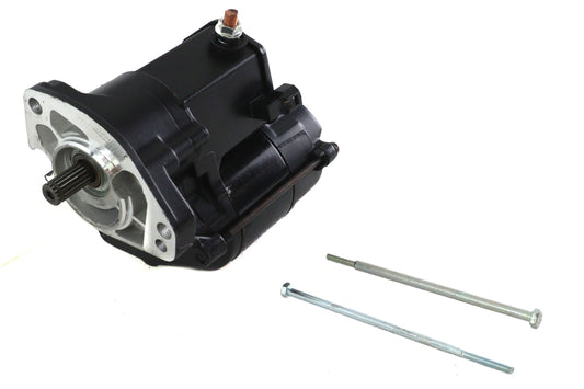 HARLEY Volt Tech Starter Motor 1.4kW Black fits 1989-2006 FXST,  1989-2006 FLST,  1989-2006 FLT,  1991-2005 FXD,