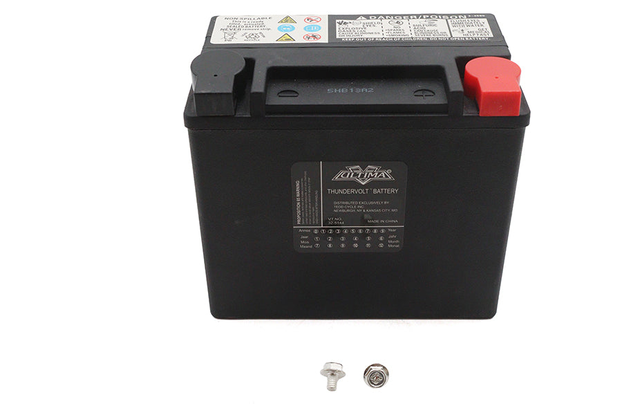HARLEY Ultima 12 Volt AGM Thundervolt Batterie Passend für 1991-1996 FXD, 1991-1996 FXST, 1991-1996 FLST
