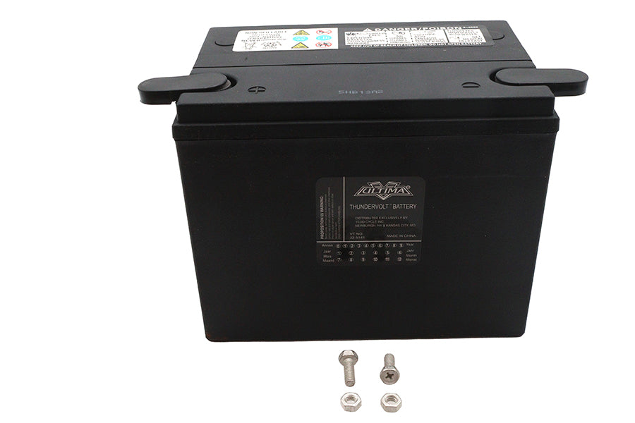 HARLEY Ultima 12 Volt AGM Thundervolt Batterie Passend für 1973-1994 FX, mit Elektrostarter 1973-1994 FXR,