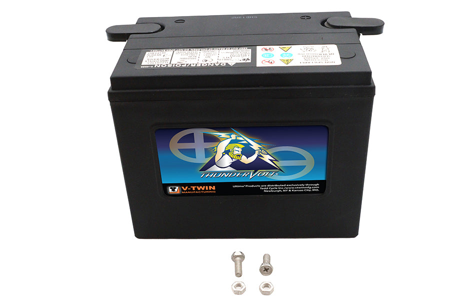 HARLEY Ultima 12 Volt AGM Thundervolt Batterie Passend für 1973-1994 FX, mit Elektrostarter 1973-1994 FXR,