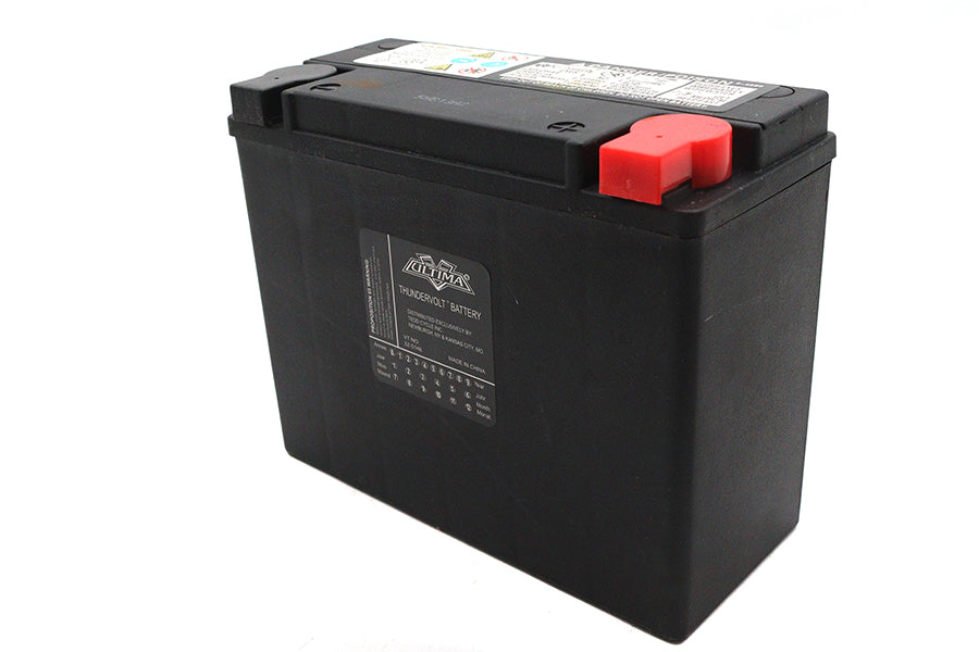 HARLEY Ultima 12 Volt AGM Thundervolt Batterie Passend für 1980-1996 FLT, 1980-1996 FLHT, 1980-1996 FLHR