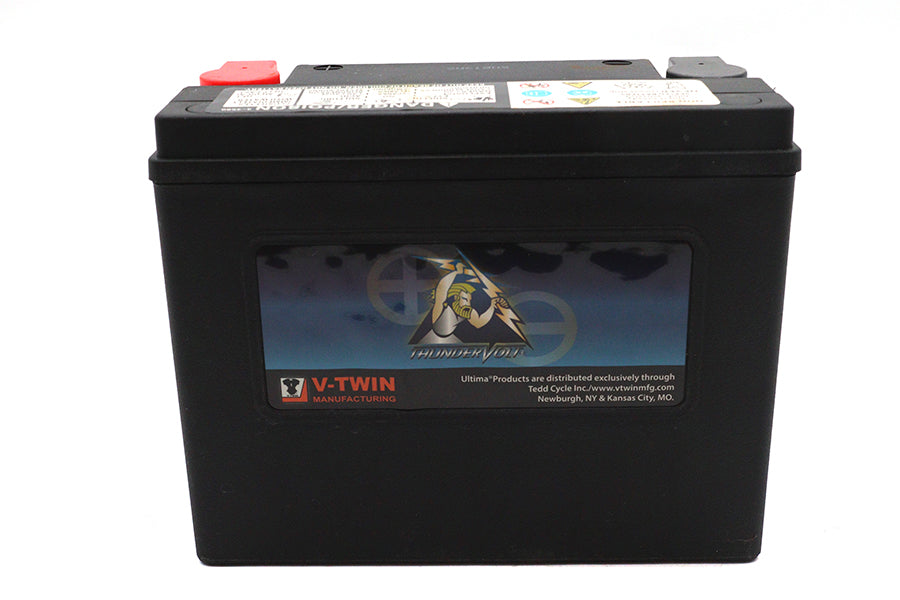 HARLEY Ultima 12 Volt AGM Thundervolt Batterie Passend für 1980-1996 FLT, 1980-1996 FLHT, 1980-1996 FLHR