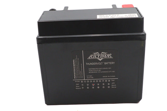 ハーレー ウルティマ 12ボルト AGM サンダボルト バッテリー 1970-1978年式 FX、キックスタートのみ 1970-1978年式 XL、キックスタート