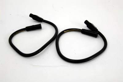 HARLEY Sumax Zündkerzenkabelset 10,4 mm Schwarz, passend für 1999-2008 FLT, mit Kraftstoffeinspritzung