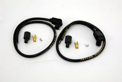 HARLEY Sumax Zündkerzenkabelsatz 8,2 mm schwarz passend für 0- Custom, Anwendungen, die 24 Kabel benötigen"
