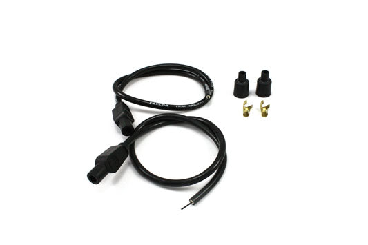 HARLEY Universal Pro Schwarz 8mm 180° Zündkerzenstecker-Kit passend für 0- Custom, Anwendung