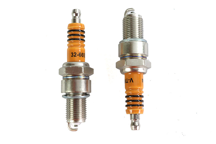 HARLEY V-Twin Performance Zündkerzen-Set passend für 1984-1998 FXST, 1984-1998 FLST, 1984-1998 FLT, 1