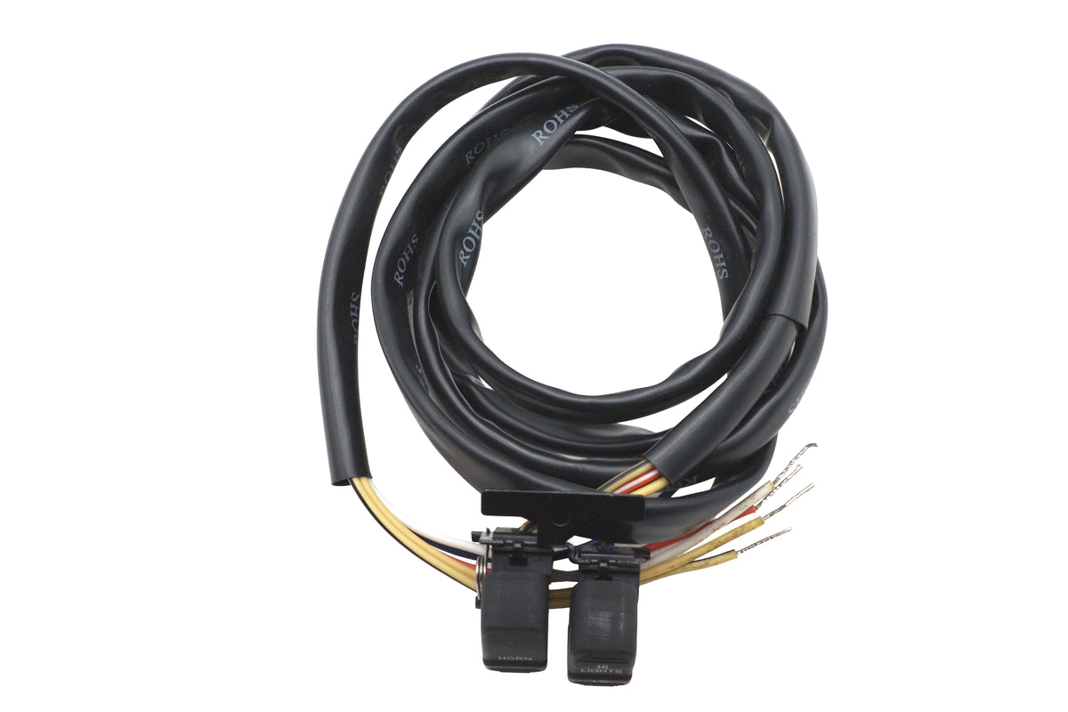 HARLEY Lenkerschalter Dimmer und Hupe Schwarz Passt für 1996-UP FXST, 1996-UP FLST, 1996-UP FLT, 19