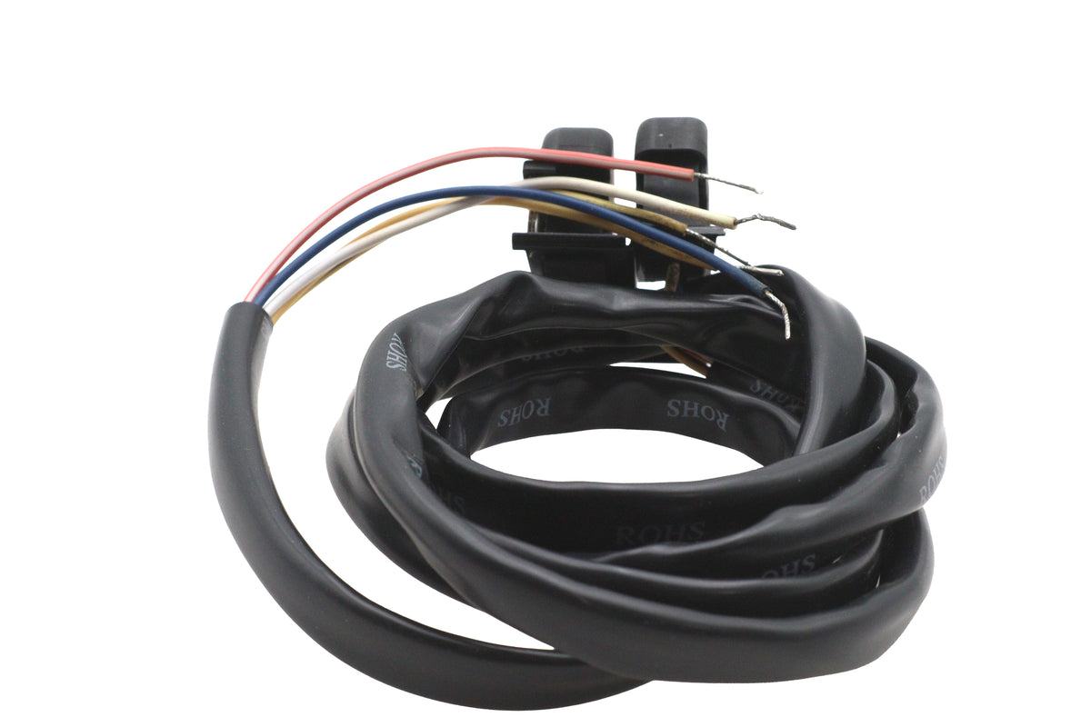 HARLEY Lenkerschalter Dimmer und Hupe Schwarz Passt für 1996-UP FXST, 1996-UP FLST, 1996-UP FLT, 19