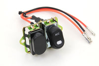 HARLEY Rocker Style LED Fairing Switch Kit Black fits 2006-2007 FLHX,