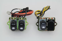 HARLEY Rocker Style LED Fairing Switch Kit Black fits 2004-2016 FLHTC,