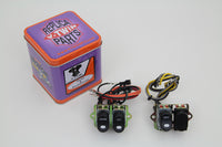 HARLEY Rocker Style LED Fairing Switch Kit Black fits 2004-2016 FLHTC,