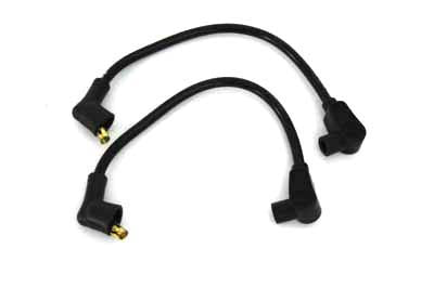 HARLEY Sumax Black 8mm Spark Plug Wire Set fits 1971-1984 FX,   1965-1984 FL,   1984-1999 FXST,   1991-1999 FXD, with coil adjacent to oil tank 1986-