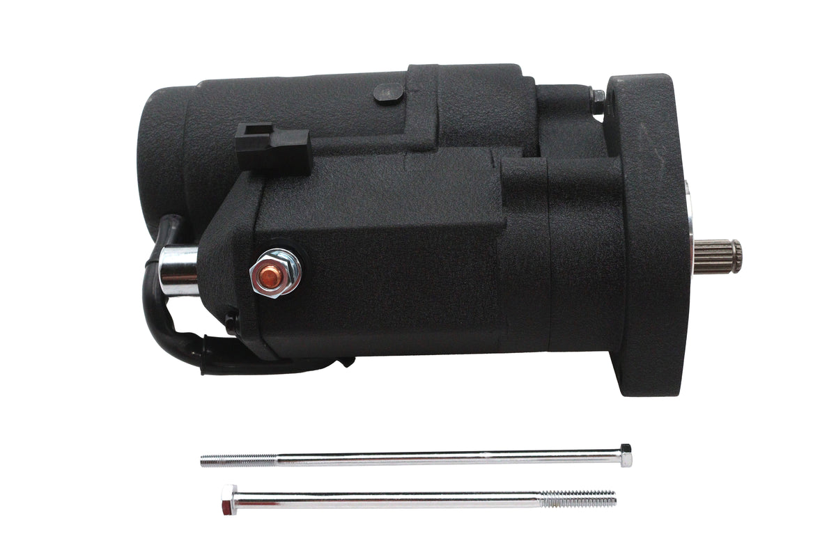 HARLEY Ultima Thunder Fire Anlassermotor 2,0KW schwarz passend für 1989-2006 FXST, 1989-2006 FLST,