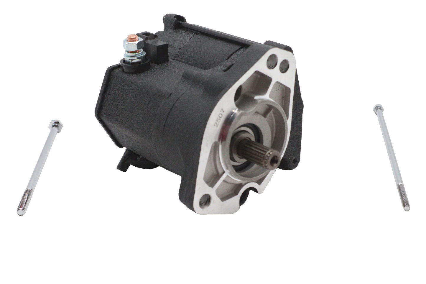 HARLEY Ultima Thunder Fire Anlasser 1.4KW Schwarz Passend für 1989-2006 FXST, 1989-2006 FLST, 1989-2
