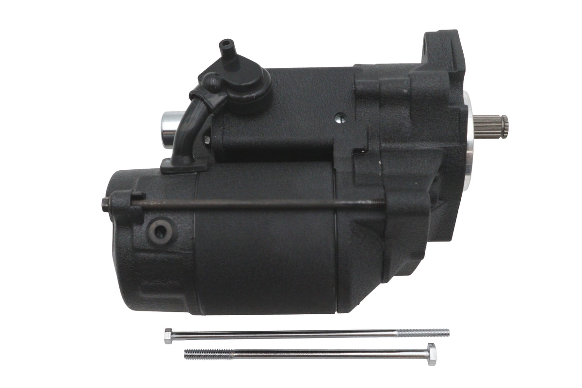 HARLEY Ultima Thunder Fire Anlassermotor 1.75KW Schwarz Passend für 1989-2006 FXST, 1989-2006 FLST, 1989-