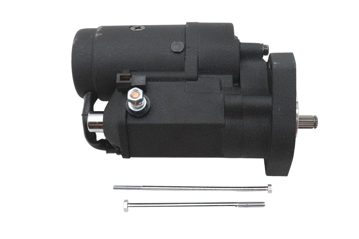 HARLEY Ultima Thunder Fire Anlasser 2.0KW Schwarz Passt 1989-2006 FXST, 1989-2006 FLST,