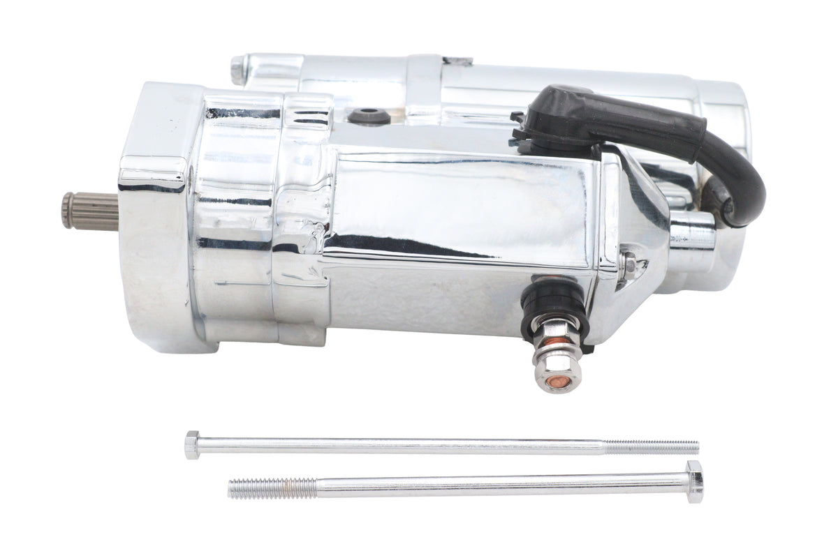 HARLEY Ultima Thunder Fire Anlasser 2.4KW Chrom Passt 1989-2006 FXST, 1989-2006 FLST, 1989-