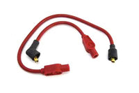 HARLEY Sumax Red 8mm Zündkabelsatz passend für 1980-1998 FLT, 1980-1998 FLT, 1986-1998 XL,