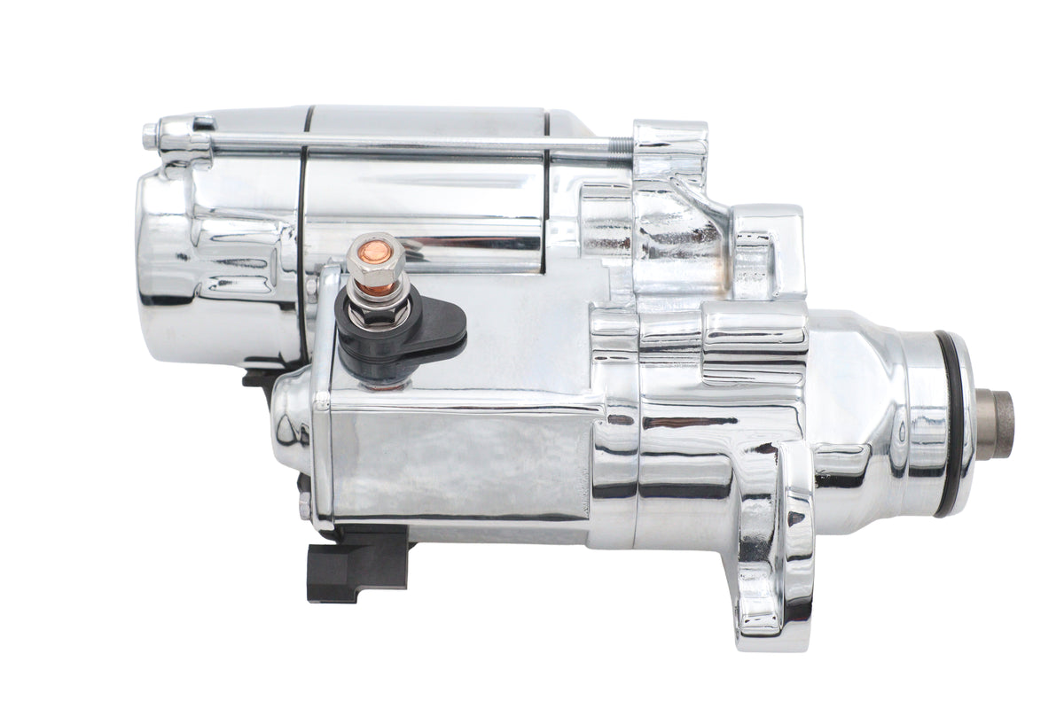 HARLEY Ultima Thunder Fire Anlassermotor 1,75 KW Chrom Passend für 2006-2017 FXD, 2007-2017 FXST, 2007-