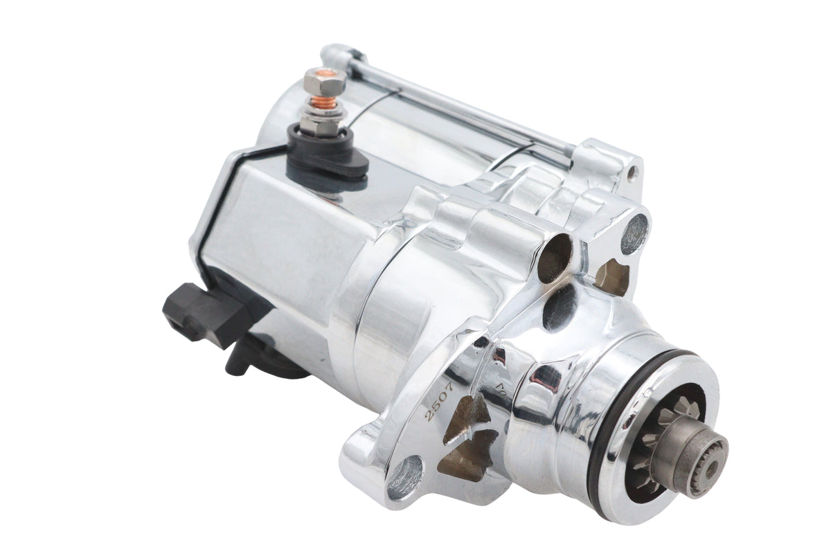 HARLEY Ultima Thunder Fire Anlassermotor 1,75 KW Chrom Passend für 2006-2017 FXD, 2007-2017 FXST, 2007-